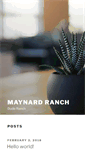 Mobile Screenshot of maynardranch.com